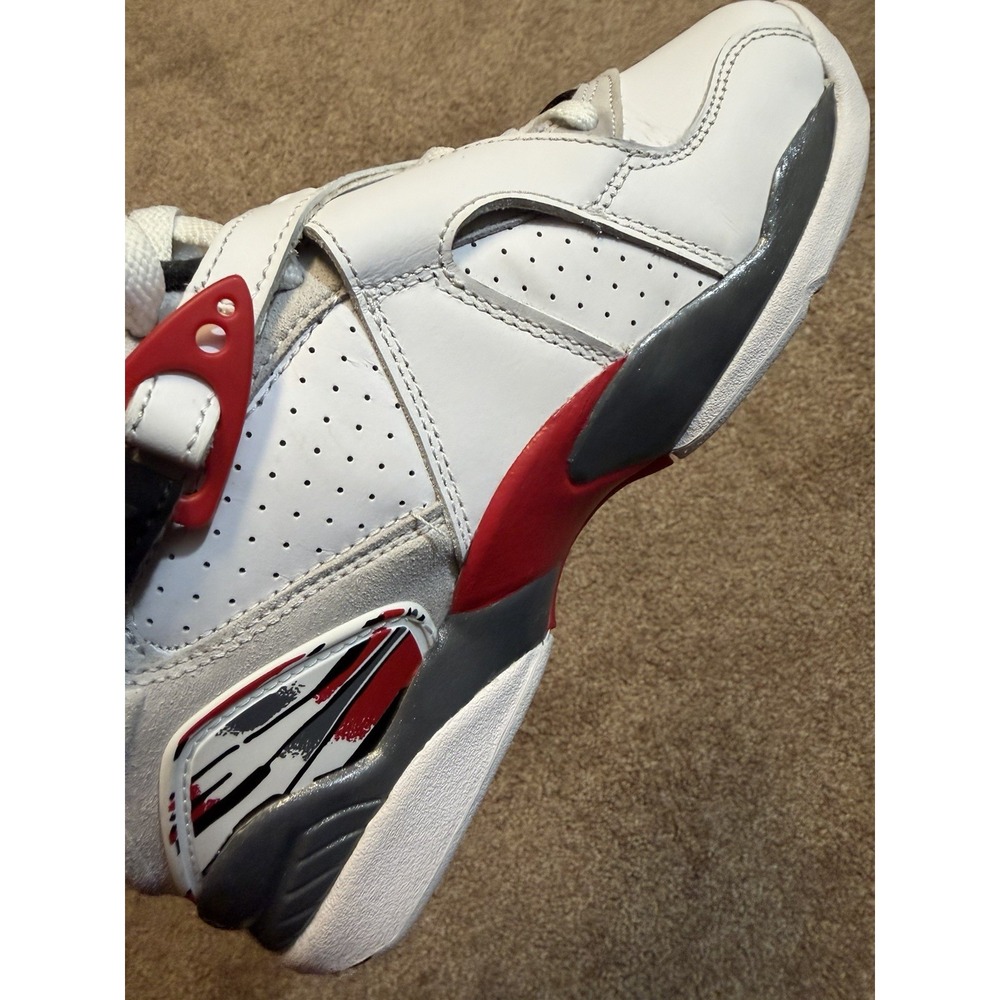 Jordan Air Jordan 8 Retro (GS) White/Black/True Red 4.5Y 305368-100 - Picture 10 of 11